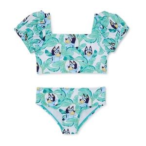 NWT Bluey 2pc toddler swimsuit